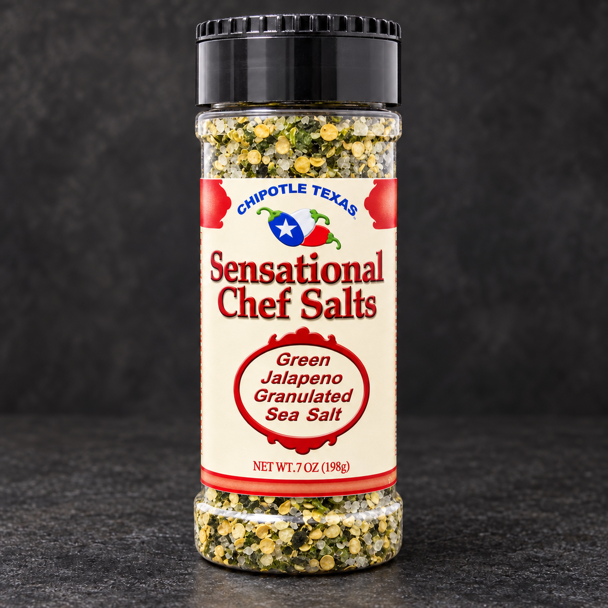 Sensational Chef Salts Green Jalapeño Granulated Sea Salt